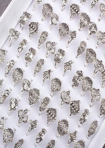 100pcs mix style flower elegant alloy band rings vintage rings for women jewelry whole lots9045187, Silver
100pcs mix style flower elegant alloy band rings vintage rings for women jewelry whole lots9045187, Silver