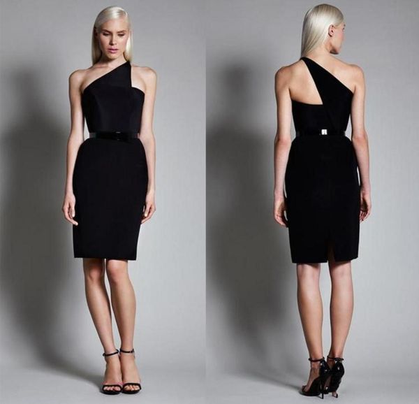 classic 2020 one shoulder knee length cocktail dresses sheath zipper back with sash black satin party gowns for women custom8636738
classic 2020 one shoulder knee length cocktail dresses sheath zipper back with sash black satin party gowns for women custom8636738