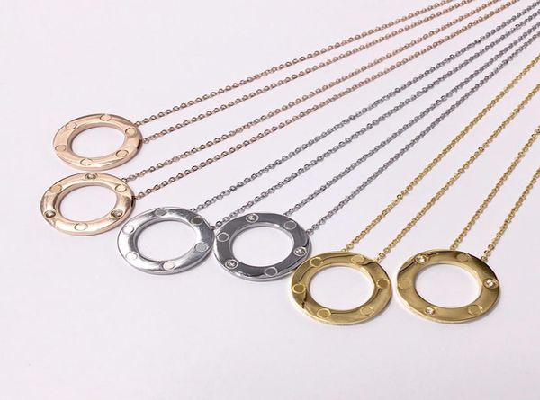 luxury designer jewelry women necklace iced out chains stainless steel jewellery diamond necklaces gold silver womens circle screw4046107
luxury designer jewelry women necklace iced out chains stainless steel jewellery diamond necklaces gold silver womens circle screw4046107