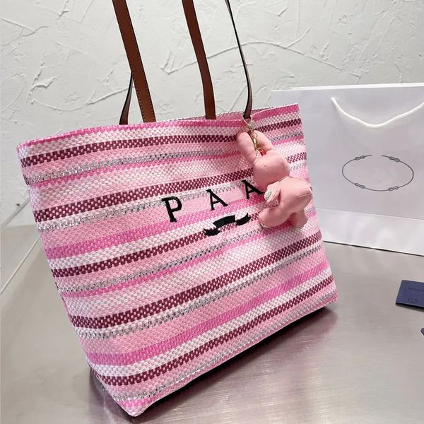 summer straw beach bag tote purse large capacity shoulder bags wallet women fashion travel vacation handbags lattice letter designer leather
summer straw beach bag tote purse large capacity shoulder bags wallet women fashion travel vacation handbags lattice letter designer leather