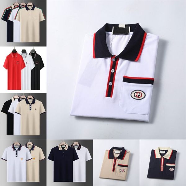 mens stylist polo shirts luxury italy men clothes short sleeve fashion casual men's summer t shirt many colors are available size m-3xl, White;black
mens stylist polo shirts luxury italy men clothes short sleeve fashion casual men's summer t shirt many colors are available size m-3xl, White;black
