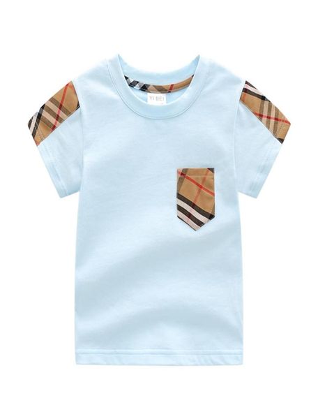 baby boys tshirts cotton kids short sleeve t shirt children round collar plaid tshirt kids clothing5311831, Blue
baby boys tshirts cotton kids short sleeve t shirt children round collar plaid tshirt kids clothing5311831, Blue