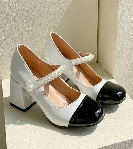 dress shoes eoeodoit women039s mary jane closed round toe buckled strap high heel pumps white black patchwork retro heels2564310
dress shoes eoeodoit women039s mary jane closed round toe buckled strap high heel pumps white black patchwork retro heels2564310