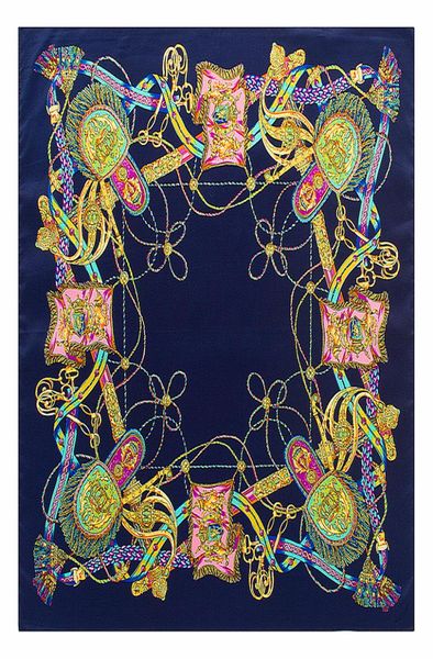 new silk scarf women square tassel scarf spain chain printed lady brand wraps shawls office female foulard kerchief 60cm60cm7725877, Blue;gray
new silk scarf women square tassel scarf spain chain printed lady brand wraps shawls office female foulard kerchief 60cm60cm7725877, Blue;gray