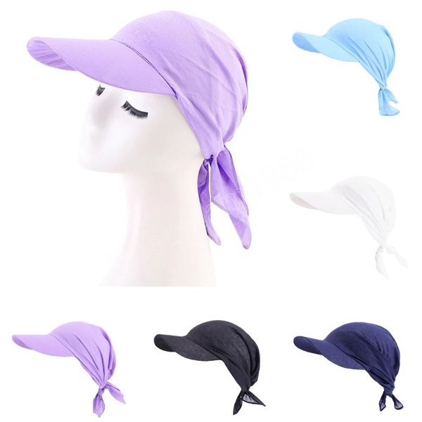 fashion muslim baseball women brim cap sun visor with pre-tied turban caps head scarf hijab adjustable bandage femme bandana outdoor hat, Blue;gray
fashion muslim baseball women brim cap sun visor with pre-tied turban caps head scarf hijab adjustable bandage femme bandana outdoor hat, Blue;gray