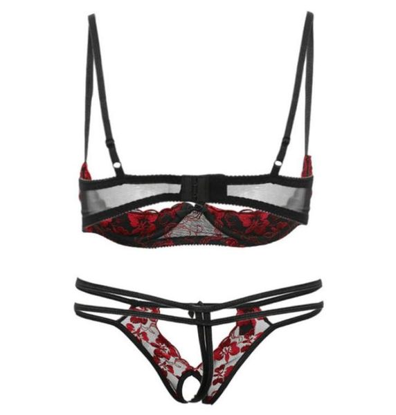 underwear floral transparent thin cup open bra brief set ladies temptation eylash lace beading lingerie sets s7036500987, Red;black
underwear floral transparent thin cup open bra brief set ladies temptation eylash lace beading lingerie sets s7036500987, Red;black
