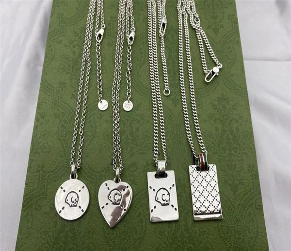 2022 vintage 925 sterling sliver women men skeleton necklace streetwear ghost chain pendant choker luxury designer jewelry g253o5531816, Silver
2022 vintage 925 sterling sliver women men skeleton necklace streetwear ghost chain pendant choker luxury designer jewelry g253o5531816, Silver