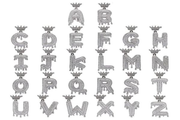 26 english initial crown pendant necklaces bling jewelry zircon 18k gold letter diamond pendants hip hop necklace for women men st9949423, Silver
26 english initial crown pendant necklaces bling jewelry zircon 18k gold letter diamond pendants hip hop necklace for women men st9949423, Silver