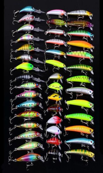 43pcslot fishing lures set mixed 6 models 43 clolor minnow lure crank bait fishing baits bass tackle1606682
43pcslot fishing lures set mixed 6 models 43 clolor minnow lure crank bait fishing baits bass tackle1606682