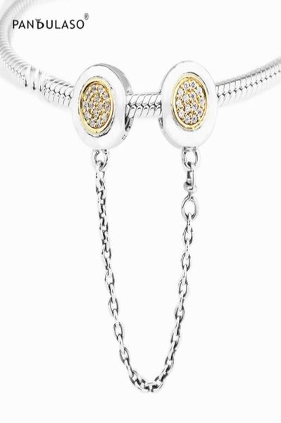 pandulaso christmas twotone signature safety chain beads for woman diy original sterling silver jewelry fit pandora charms bracel7828261, Black
pandulaso christmas twotone signature safety chain beads for woman diy original sterling silver jewelry fit pandora charms bracel7828261, Black