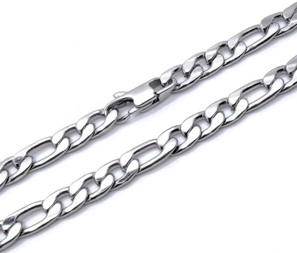 6mm figaro chain men jewelry 100 stainless steel necklace for man 1836 inches waterproof32917909979, Silver
6mm figaro chain men jewelry 100 stainless steel necklace for man 1836 inches waterproof32917909979, Silver