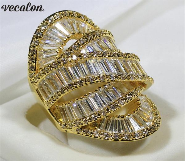 vecalon big across party ring gold color 925 sterling silver diamond engagement wedding band rings for women men finger jewelry4597846, Slivery;golden
vecalon big across party ring gold color 925 sterling silver diamond engagement wedding band rings for women men finger jewelry4597846, Slivery;golden