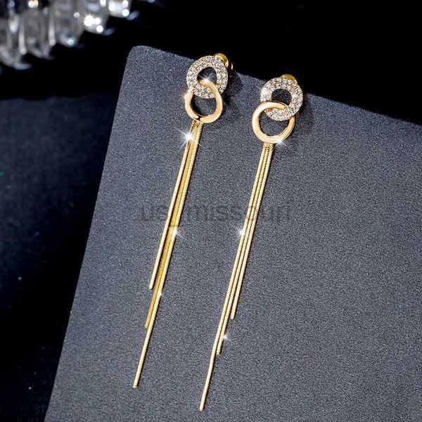stud long tassel earrings 2023 new simple women's earrings korean version long elegant and delicate fashion accessories jewelry j230529, Golden;silver
stud long tassel earrings 2023 new simple women's earrings korean version long elegant and delicate fashion accessories jewelry j230529, Golden;silver
