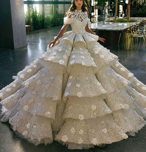 luxury ball gown wedding dresses sleeveless v neck sequins appliques beaded floor length ruffles 3d lace flowers off shoulder bridal gowns p, White
luxury ball gown wedding dresses sleeveless v neck sequins appliques beaded floor length ruffles 3d lace flowers off shoulder bridal gowns p, White