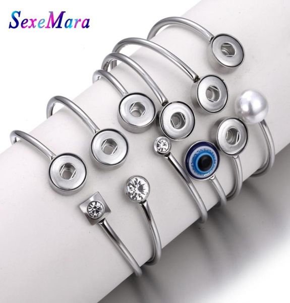 real stainless steel fit for 12mm metal snap button banglebracelet bracelets 6 styles for women6084067, Golden;silver
real stainless steel fit for 12mm metal snap button banglebracelet bracelets 6 styles for women6084067, Golden;silver