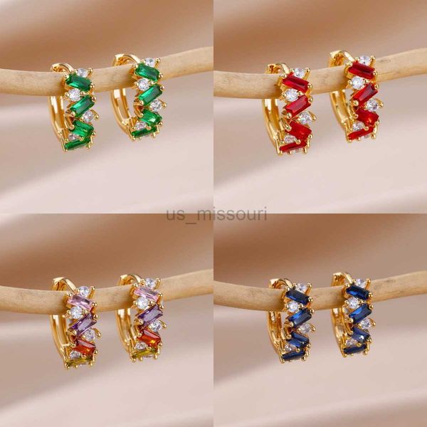stud luxury cz zircon hoop earrings for women geometry green crystal stud earring boho engagement party statement jewelry bijoux j230529, Golden;silver
stud luxury cz zircon hoop earrings for women geometry green crystal stud earring boho engagement party statement jewelry bijoux j230529, Golden;silver