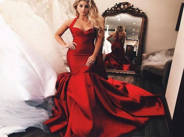 dark red halter neck evening dresses 2019 saudi arabia dubai mermaid sleeveless holiday wear formal party prom gowns plus size3643145, Black;red
dark red halter neck evening dresses 2019 saudi arabia dubai mermaid sleeveless holiday wear formal party prom gowns plus size3643145, Black;red