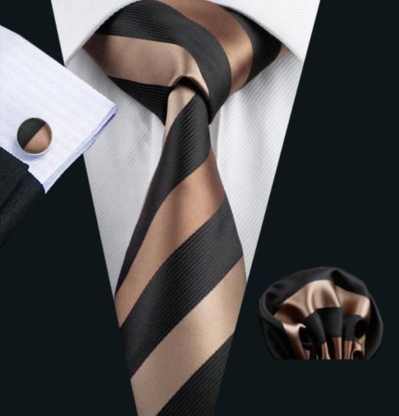 silk brown stripe tie set for men hankerchief cufflinks jacquard woven mens tie set business work formal n05853055592, Black;blue
silk brown stripe tie set for men hankerchief cufflinks jacquard woven mens tie set business work formal n05853055592, Black;blue