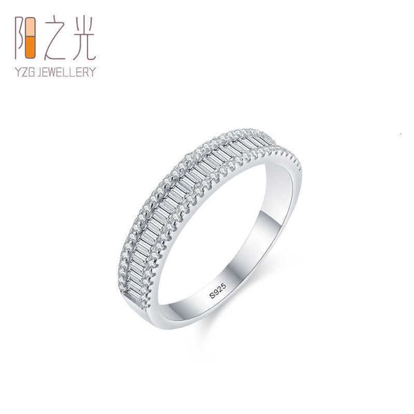 jewelry s925 silver ladder square zircon ring female ins net red closed light luxury fashion hand, Black
jewelry s925 silver ladder square zircon ring female ins net red closed light luxury fashion hand, Black