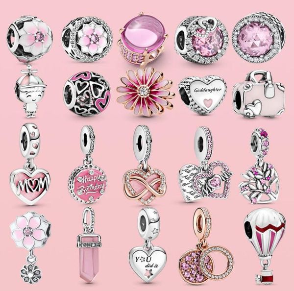 925 sterling silver dangle charm pendants pink charms magnolia flower heart infinity love mom diy beads bead fit pandora charms br3285656, Bronze;silver
925 sterling silver dangle charm pendants pink charms magnolia flower heart infinity love mom diy beads bead fit pandora charms br3285656, Bronze;silver