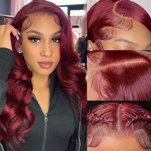 99j burgundy lace front wig human hair 13x4 body wave wine red 99j hd lace frontal human hair wig 5x5 lace closure wig for womennew product, Black;brown
99j burgundy lace front wig human hair 13x4 body wave wine red 99j hd lace frontal human hair wig 5x5 lace closure wig for womennew product, Black;brown