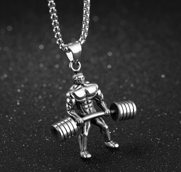 wholefashion popular luxury designer rock hercules weightlifting sports man titanium steel pendant necklace for men6606797, Silver
wholefashion popular luxury designer rock hercules weightlifting sports man titanium steel pendant necklace for men6606797, Silver