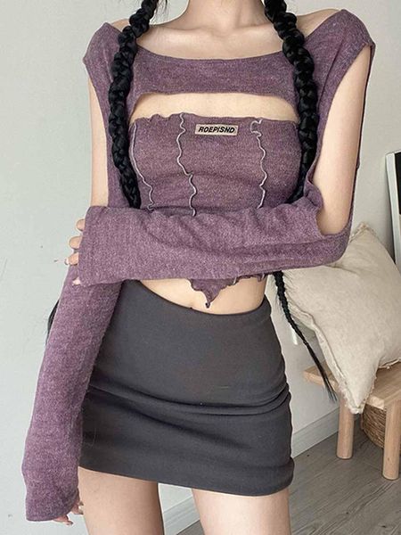 tanks women's y2k aesthetics tank 00s grunge solid crop harajuku egirls cute tank off shoulder long sleeve blouse tee, Black;white
tanks women's y2k aesthetics tank 00s grunge solid crop harajuku egirls cute tank off shoulder long sleeve blouse tee, Black;white