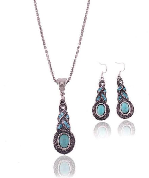 fashion vintage pattern blue crystal turquoise pendant jewelry sets earrings necklace for party women dresses accessories for 5680539, Silver
fashion vintage pattern blue crystal turquoise pendant jewelry sets earrings necklace for party women dresses accessories for 5680539, Silver