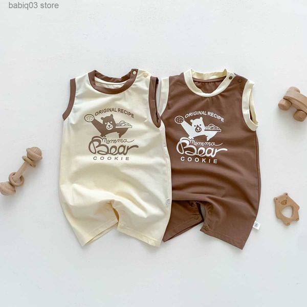 rompers summer newborn boy infant cartoon bear sleeveless jumpsuit girl baby letter print casual onesie toddler cotton fashion romper t23052, Blue
rompers summer newborn boy infant cartoon bear sleeveless jumpsuit girl baby letter print casual onesie toddler cotton fashion romper t23052, Blue