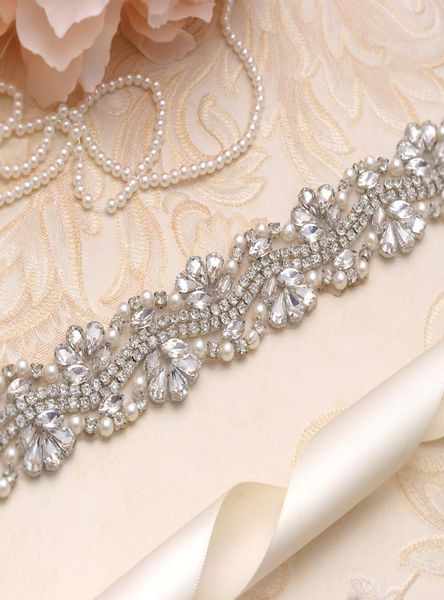 missrdress wedding dress belt silver crystal rhinestones with beads ribbons bridal belt for wedding prom gown ys8193882756, White
missrdress wedding dress belt silver crystal rhinestones with beads ribbons bridal belt for wedding prom gown ys8193882756, White