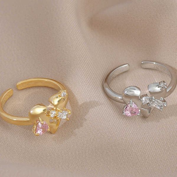 band rings unique cardiotype rings silver gold color opening irregular zircon ring for woman elegant party student jewelry aa230529
band rings unique cardiotype rings silver gold color opening irregular zircon ring for woman elegant party student jewelry aa230529