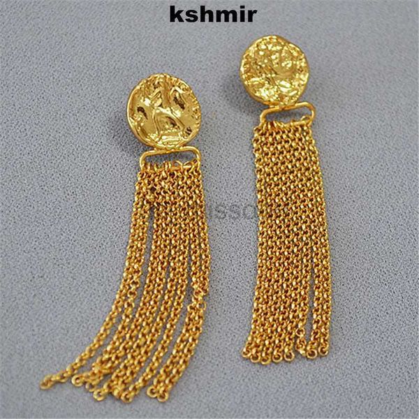 stud kshmir metal carved pattern chain tassel vintage handmade long pendant women's earrings jewelry wholesale j230529, Golden;silver
stud kshmir metal carved pattern chain tassel vintage handmade long pendant women's earrings jewelry wholesale j230529, Golden;silver