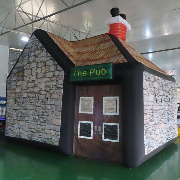 4x3m small inflatable pub with chimney movable house tent inflatables party bar for outdoor entertainment
4x3m small inflatable pub with chimney movable house tent inflatables party bar for outdoor entertainment