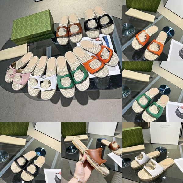 designer slippers female women's lnterlocking g cut out straw woven fisherman rope slide sandal summer flat luxury beach tourism word s, Black
designer slippers female women's lnterlocking g cut out straw woven fisherman rope slide sandal summer flat luxury beach tourism word s, Black