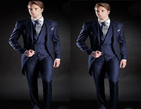 new slim fit morning style groom tuxedos lapel men039s suit navy blue groomsman man weddingprom suitsjacketpantsvest3365512, Black;gray
new slim fit morning style groom tuxedos lapel men039s suit navy blue groomsman man weddingprom suitsjacketpantsvest3365512, Black;gray