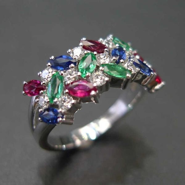 band rings huitan new trendy colorful cz finger ring for women bling fashion female rings wedding engagement party luxury jewelry aa230529, Silver
band rings huitan new trendy colorful cz finger ring for women bling fashion female rings wedding engagement party luxury jewelry aa230529, Silver