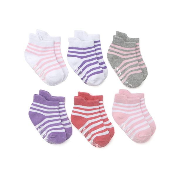 all weather stretch baby girl boys' cotton striped toddler 12-pack sock kid assorted low cut sock anti slip non skid grip ankle socks s, Black
all weather stretch baby girl boys' cotton striped toddler 12-pack sock kid assorted low cut sock anti slip non skid grip ankle socks s, Black