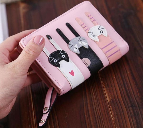 women cute cat wallet small zipper girl wallet brand designed pu leather coin purse female card holder246i2665915, Red;black
women cute cat wallet small zipper girl wallet brand designed pu leather coin purse female card holder246i2665915, Red;black