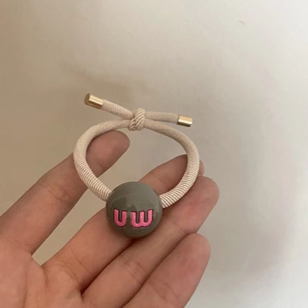 miu family candy letter head rope macaron ins ball head skin muscle hair ornament tie hair rope high elastic, Golden;silver
miu family candy letter head rope macaron ins ball head skin muscle hair ornament tie hair rope high elastic, Golden;silver