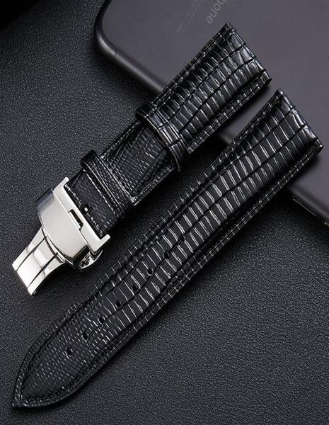lizard texture butterfly buckle leather watchband genuine leather watch strap universal watch band 14mm 16mm 18mm 20mm 22mm 24mm284140975, Black;brown
lizard texture butterfly buckle leather watchband genuine leather watch strap universal watch band 14mm 16mm 18mm 20mm 22mm 24mm284140975, Black;brown