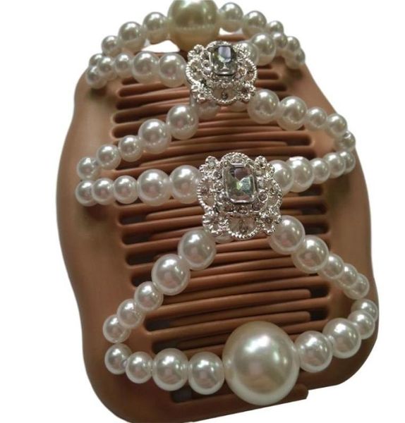 women magic double hair comb imitation wood pearl clip stretchy hairpin bead diy c6ud1638016, Golden;white
women magic double hair comb imitation wood pearl clip stretchy hairpin bead diy c6ud1638016, Golden;white