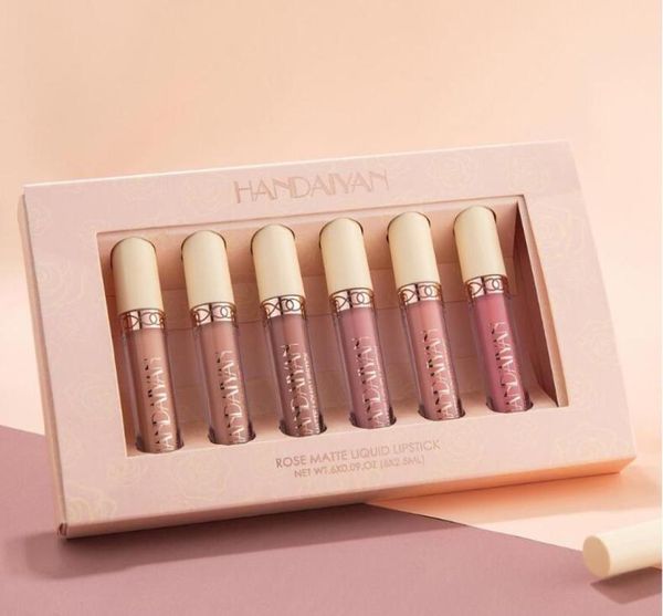 handaiyan 6 colorsbox lip gloss matte liquid lipstick kit makeup set matt nude velvet lips cosmetics tint lipgloss waterproof7214127
handaiyan 6 colorsbox lip gloss matte liquid lipstick kit makeup set matt nude velvet lips cosmetics tint lipgloss waterproof7214127