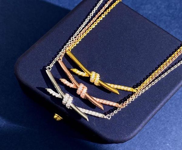 brand knot designer pendant necklaces for women 18k gold silver sweet bowknot shining crystal diamond necklace party wedding jewel4941897
brand knot designer pendant necklaces for women 18k gold silver sweet bowknot shining crystal diamond necklace party wedding jewel4941897