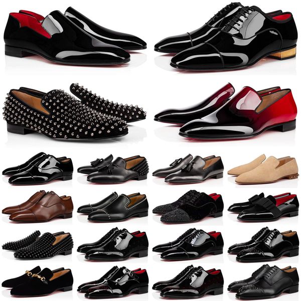 designer dress shoes bottoms loafers sneakers suede patent leather rivets slip on business party sneaker wedding plate-forme shoe i1ee#, Black
designer dress shoes bottoms loafers sneakers suede patent leather rivets slip on business party sneaker wedding plate-forme shoe i1ee#, Black