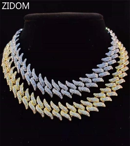 men hip hop chain necklace 20mm thorn shape chains iced out bling necklace male fashion hiphop jewelry for birthday gift 2202102696561814, Silver
men hip hop chain necklace 20mm thorn shape chains iced out bling necklace male fashion hiphop jewelry for birthday gift 2202102696561814, Silver