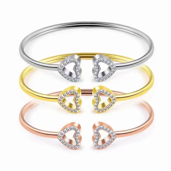 stainless steel high elastic hollow tube bracelet ins minimalist bracelet with double heart and diamond bracelet, Golden;silver
stainless steel high elastic hollow tube bracelet ins minimalist bracelet with double heart and diamond bracelet, Golden;silver