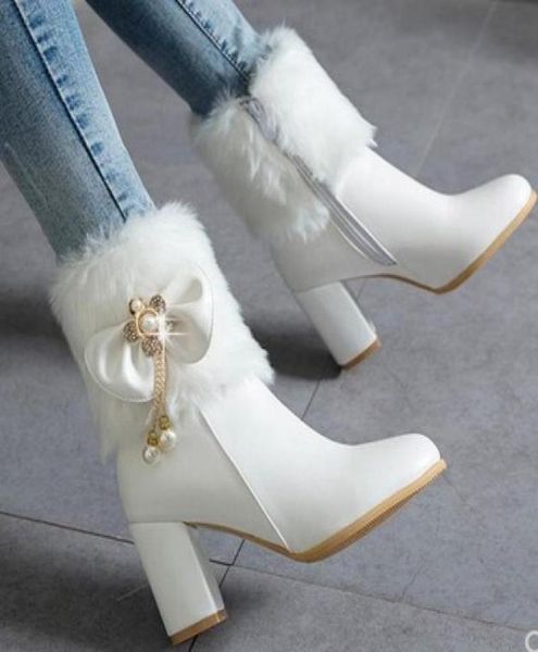 new arrival specials super fur college white fashion influx cowgirl bow beaded large size noble party heels ankle boots e3491956, Black
new arrival specials super fur college white fashion influx cowgirl bow beaded large size noble party heels ankle boots e3491956, Black