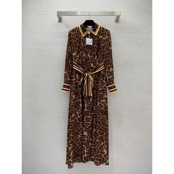 designer dresses womens lapel neck leopard print button waist-skimming maxi dress with belt size smlxl summer high end fashion dresses women, Black;gray
designer dresses womens lapel neck leopard print button waist-skimming maxi dress with belt size smlxl summer high end fashion dresses women, Black;gray