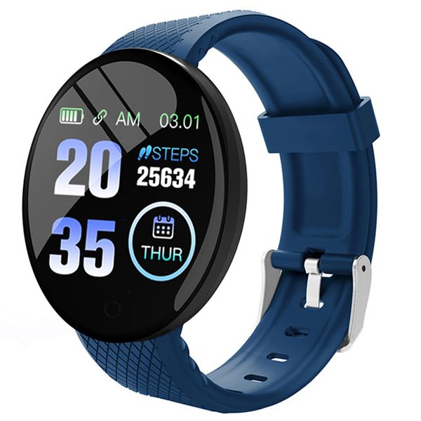 Image of Bluetooth Fitness Tracker Digital Watches Smartwatch Men Women Blood Pressure IOS Android Smart Bracelet D18