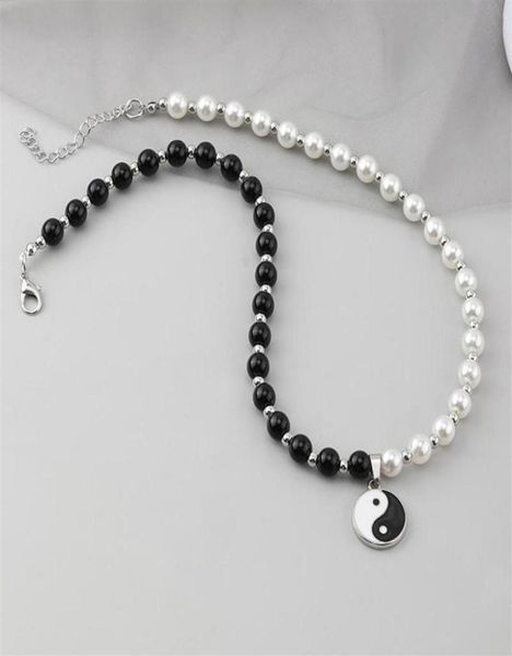 chokers round pearl beads yin yang taichi pendant stainless steel chain necklace couple jewelry women mens242f89734449349133, Golden;silver
chokers round pearl beads yin yang taichi pendant stainless steel chain necklace couple jewelry women mens242f89734449349133, Golden;silver